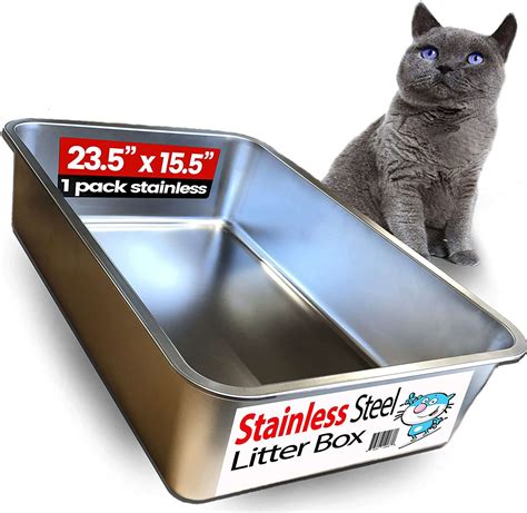 stainless steel cat litter boxes|best stainless steel litter box.